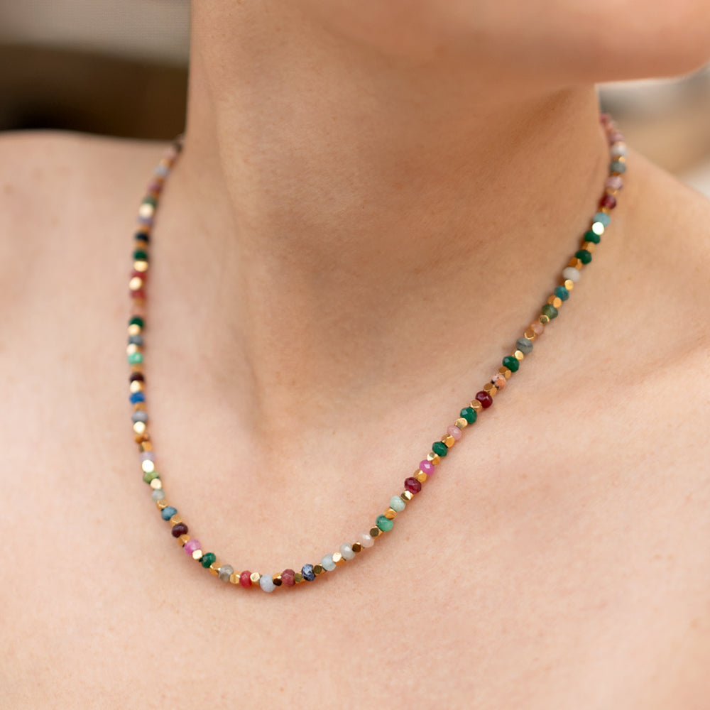 Tourmaline Beaded Necklace