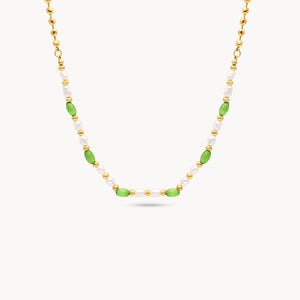 Green Pearl Necklace