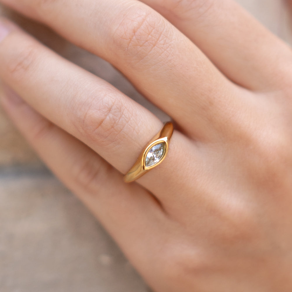 Marquise Gem Ring