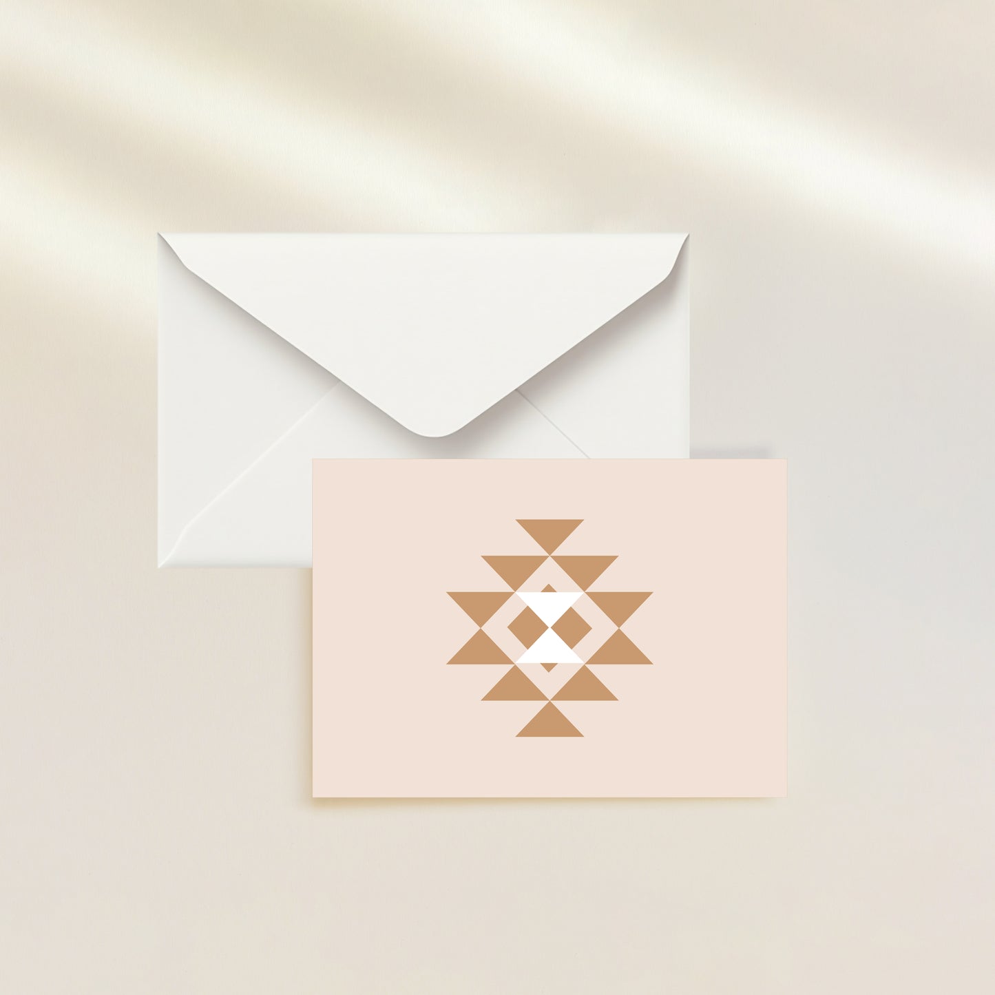 Triangle Motif Greeting Card