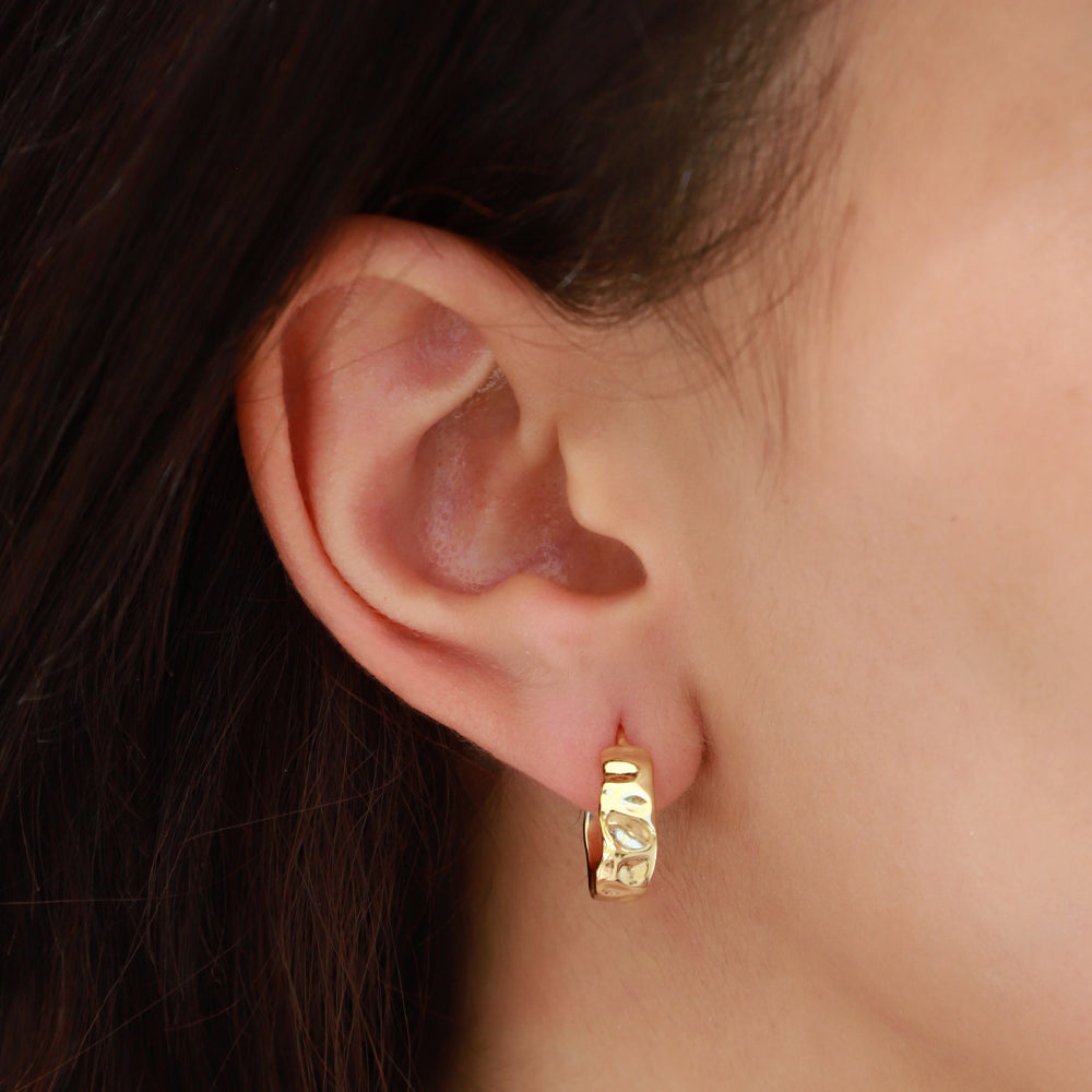 Hammered Earrings