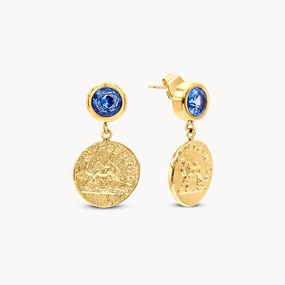 Bactrian Coin Earrings