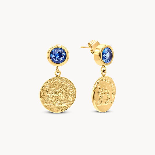 Bactrian Coin Earrings