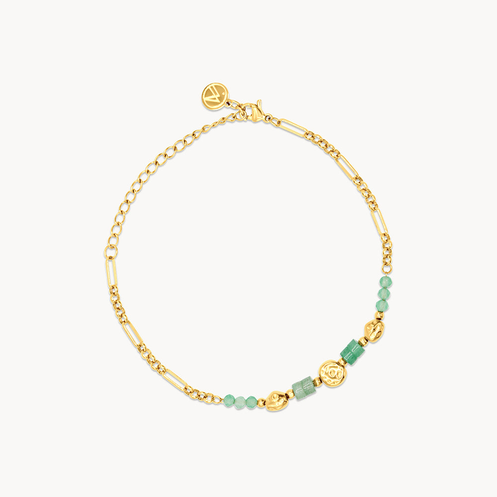 Green Beaded Bracelet