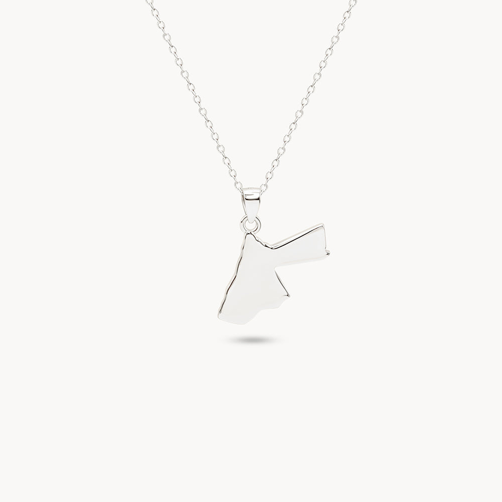 Jordan Map Necklace