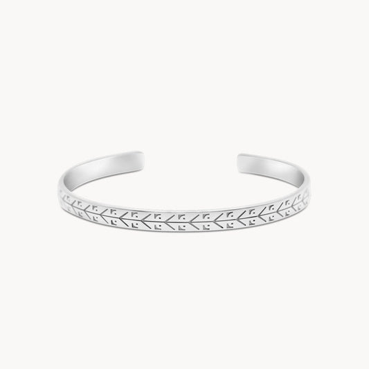 Silver Tatreez Bangle