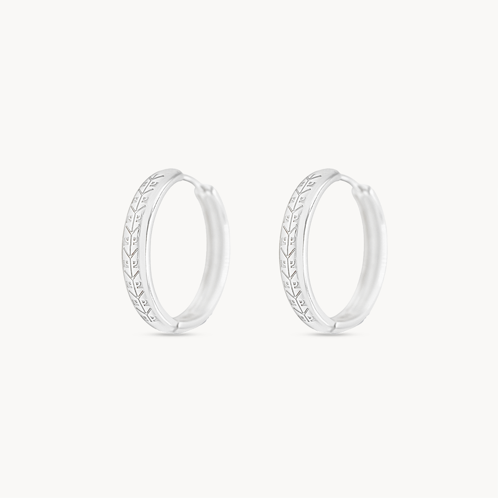 Tatreez Hoop Earrings