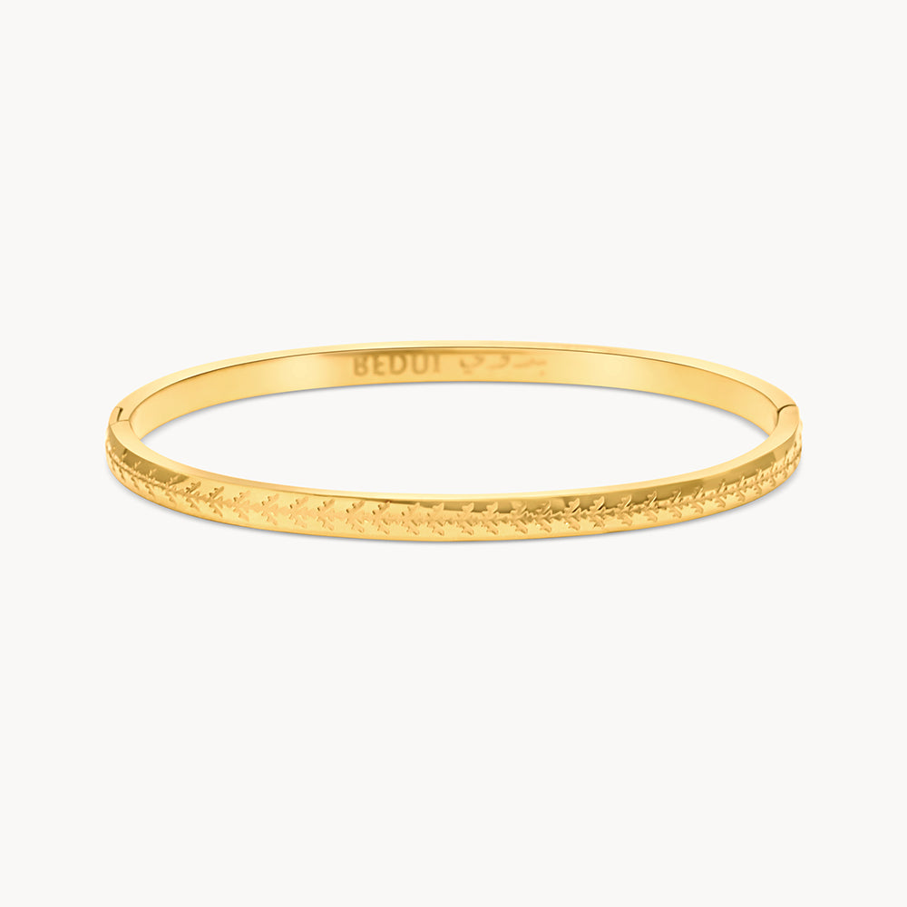 Floral Embroidery Bangle
