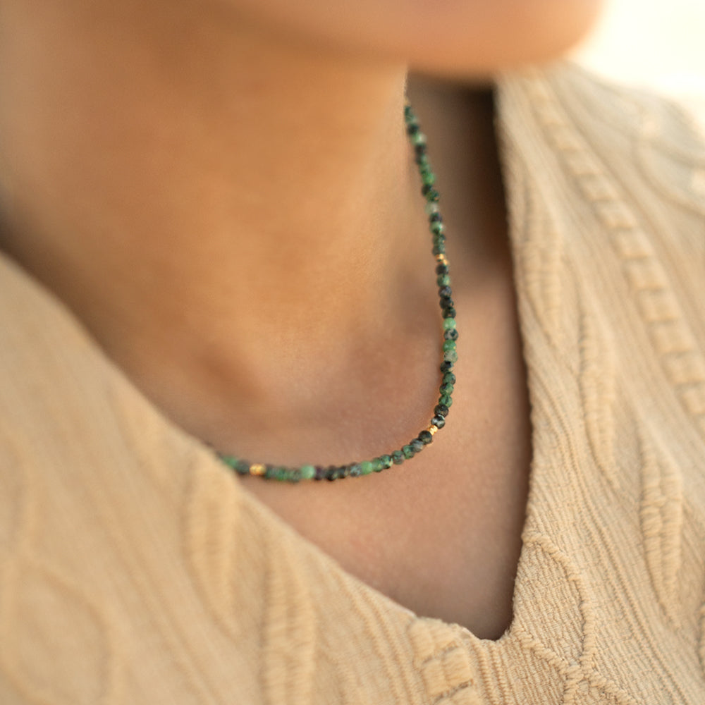 Green Quartz Necklace