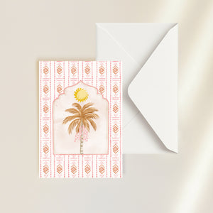 Palm Tree Greeting Card