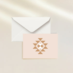 Triangle Motif Greeting Card