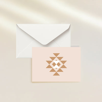 Triangle Motif Greeting Card