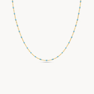 Enamel Beaded Necklace