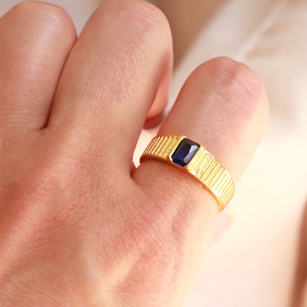 Bold Sapphire Ring